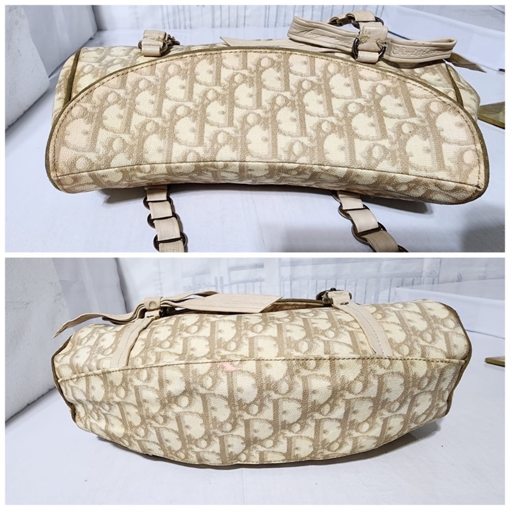 Authentic Christian Dior Diorissimo Romantique Bag Beige/Cream - Picture 7 of 16